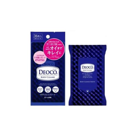 Rohto Mentholatum - Deoko Body Cleanse Sheet - 36pièces