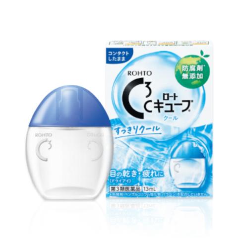 Rohto Mentholatum - Gouttes pour les yeux C Cube Cool A - 13ml Rohto Mentholatum - Gouttes pour les yeux C Cube Cool A - 13ml
