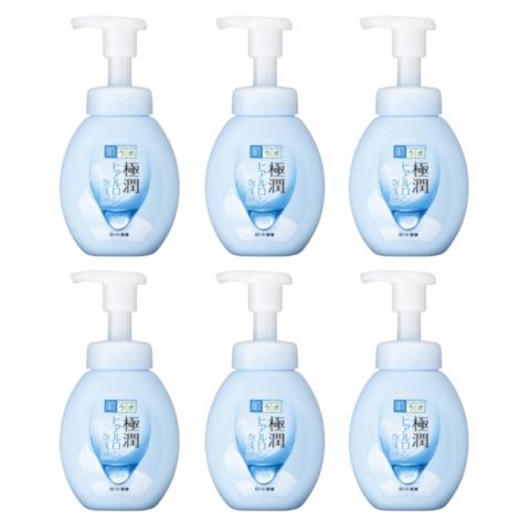 Rohto Mentholatum - Hada Labo Gokujyun Hyaluronic Face Foaming Cleanser - 160ml (6ea) Set