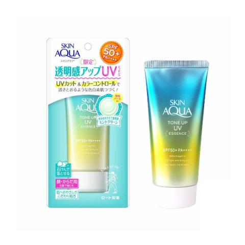 Rohto Mentholatum - Skin Aqua Tone Up UV Essence SPF 50+ PA ++++...