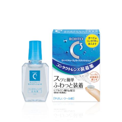 Rohto Mentholatum - Solution pour lentilles de contact C Cube Moist Cushion D - 10ml