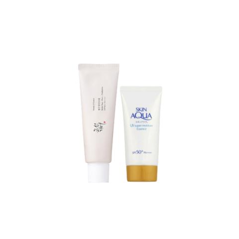 Rohto Mentholatum X BEAUTY OF JOSEON Super Moisture Sunscreen Set...