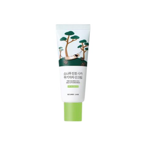 Round Lab - Crème solaire douce apaisante au pin et à la cica - 40ml