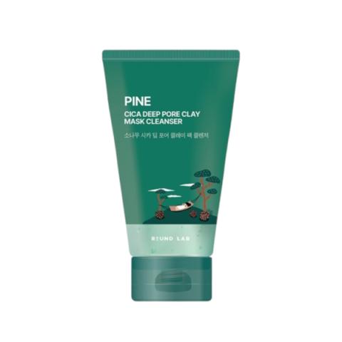 Round Lab - Masque nettoyant à l'argile Pine Cica pour pores profonds - 150ml