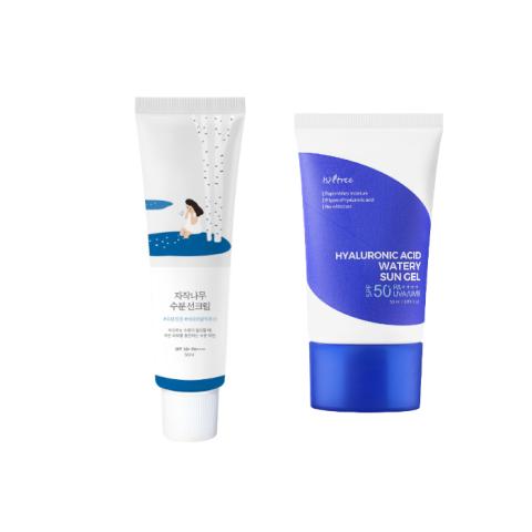 Round Lab X Isntree Sun Care Set
