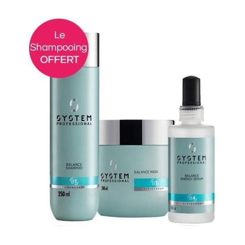 Routine Derma Balance avec sérum System Professionalavec shampooing OFFERT
