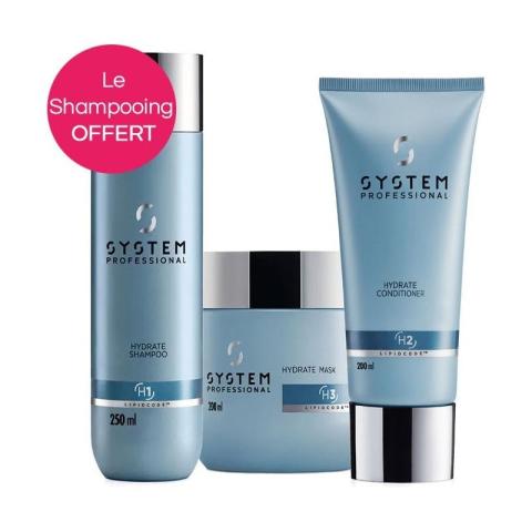 Routine hydratation Hydrate System Professional avec shampooing OFFERT