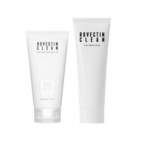 ROVECTIN - Clean Lotus Water Cream - 60ml (1ea) + Clean Green... ROVECTIN - Clean Lotus Water Cream - 60ml (1ea) + Clean Green...