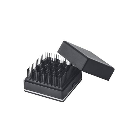 SALONIA - Brosse carrée ION (100V-240V) SL-014BK - 1pièce - Black SALONIA - Brosse carrée ION (100V-240V) SL-014BK - 1pièce - Black