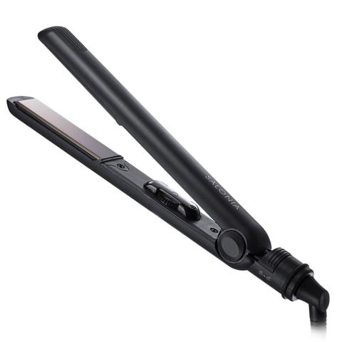 SALONIA - Hair Straightener (100V-240V) SL-004S - 24mm Black SALONIA - Hair Straightener (100V-240V) SL-004S - 24mm Black