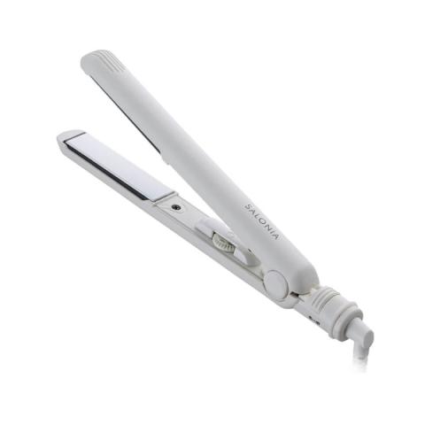 SALONIA - Mini fer à lisser (100-240v) SL-010SW - 1pièce - White