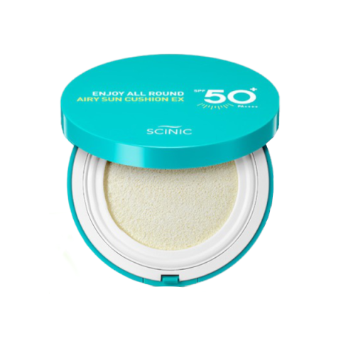 SCINIC - Enjoy All Round Airy Sun Cushion EX SPF50+ PA++++ - 25g