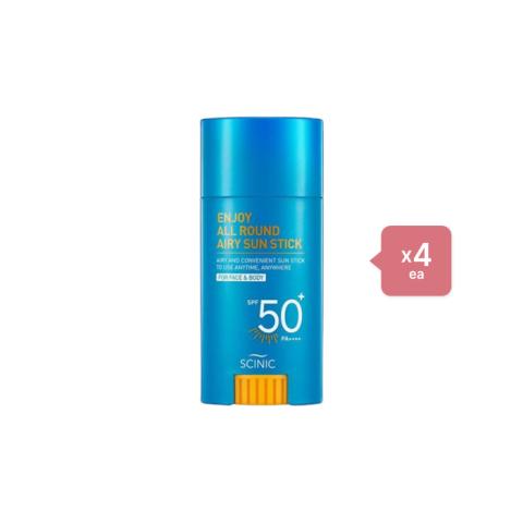 SCINIC Enjoy All Round Airy Sun Stick SPF50+ PA++++ - 25g (4ea) Set