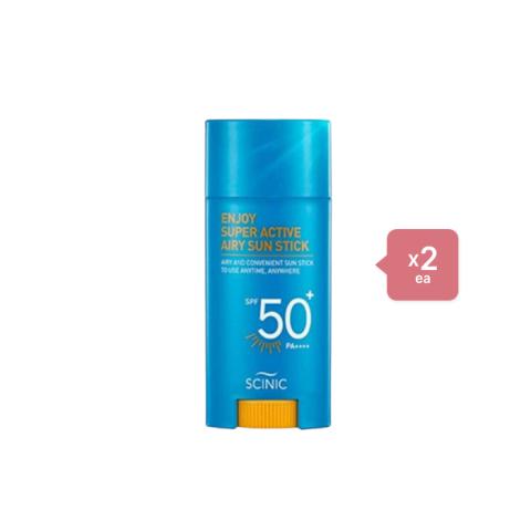 SCINIC Enjoy Super Active Airy Sun Stick SPF50+ PA++++ - 15g (2ea) Set