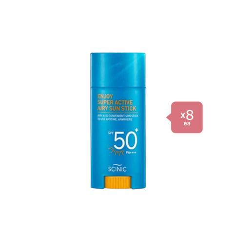 SCINIC Enjoy Super Active Airy Sun Stick SPF50+ PA++++ - 15g (8ea) Set SCINIC Enjoy Super Active Airy Sun Stick SPF50+ PA++++ - 15g (8ea) Set