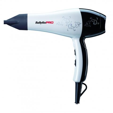 Sèche-cheveux Light noir et blanc 2000W BaByliss Pro