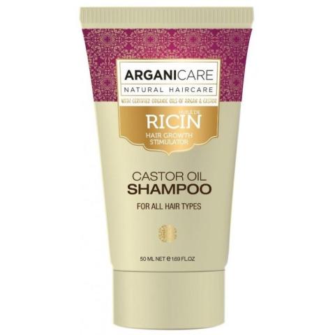 Shampoing accélérateur de croissance Ricin Arganicare 50ml Shampoing accélérateur de croissance Ricin Arganicare 50ml
