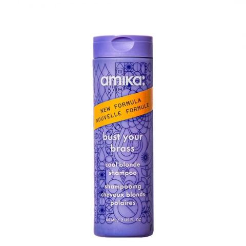 Shampooing blond Bust your brass amika 60ML Shampooing blond Bust your brass amika 60ML