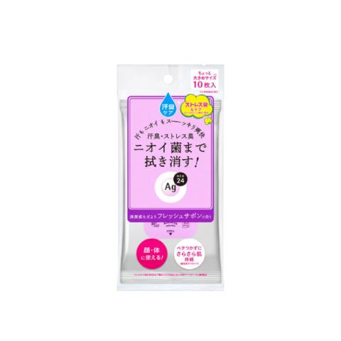 Shiseido - Ag Deo 24 - Clear Shower Sheet - 10pièces - Fresh Sabon