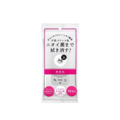 Shiseido - Ag Deo 24 - Clear Shower Sheet - 10pièces - Non Fragrance Shiseido - Ag Deo 24 - Clear Shower Sheet - 10pièces - Non Fragrance