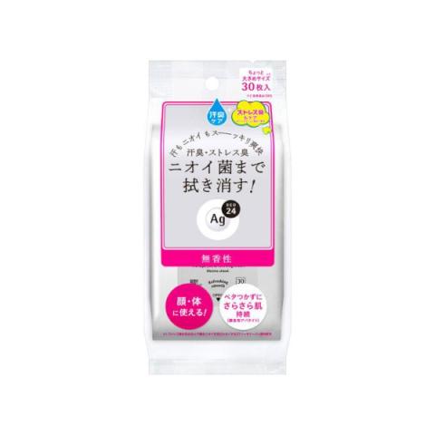 Shiseido - Drap de douche transparent Ag Deo 24 - 30 pièces - Unscented