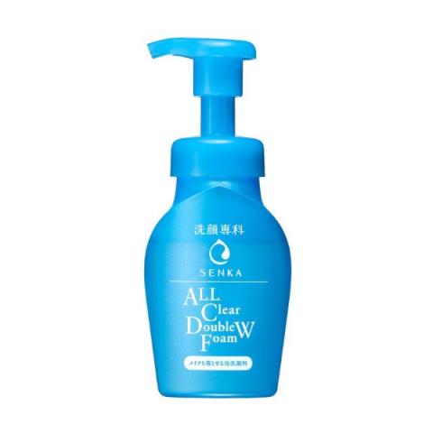 Shiseido - Senka Tout en mousse transparente Double W - 150ml Shiseido - Senka Tout en mousse transparente Double W - 150ml