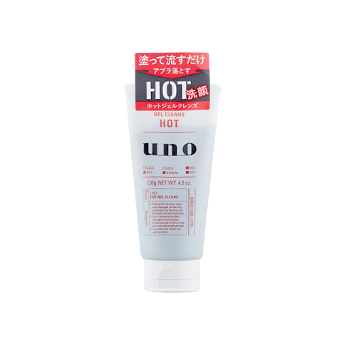 Shiseido - UNO Gel nettoie (chaud) - 130g