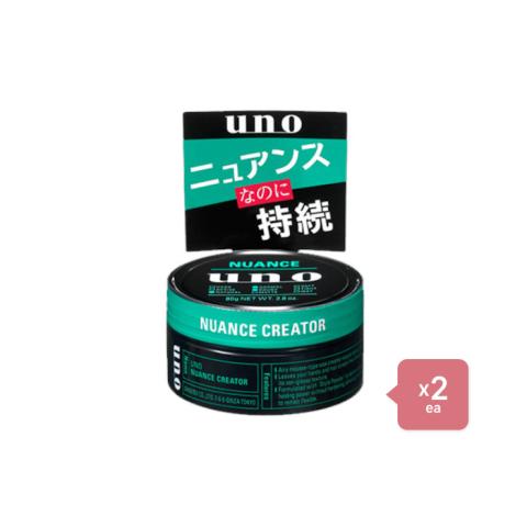 Shiseido - Uno Hair Wax - Nuance Creator - 80g 2pcs Set Shiseido - Uno Hair Wax - Nuance Creator - 80g 2pcs Set