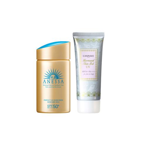 Shiseido X Canmake Meilleur Ensemble De Crème Solaire