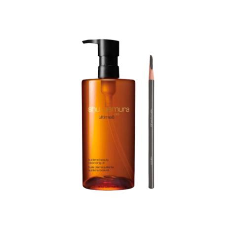 Shu Uemura Hero Set B (Ultime8 Sublime Beauty Cleansing Oil 450ml...
