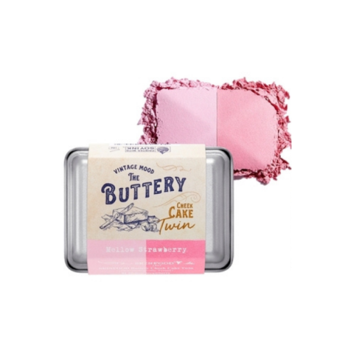 SKINFOOD - Buttery Cheek Cake Double - 9.5g - 01 Mellow Strawberry SKINFOOD - Buttery Cheek Cake Double - 9.5g - 01 Mellow Strawberry