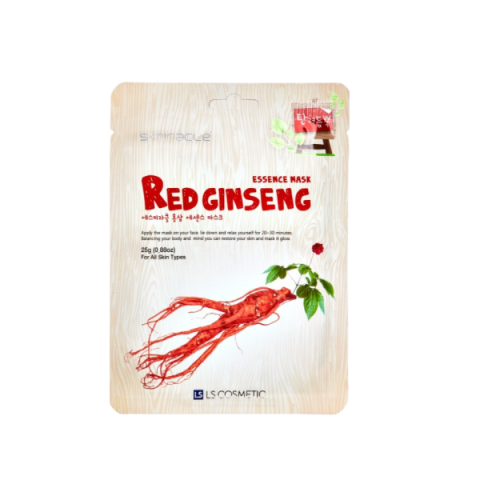 S+Miracle - Masque à l'essence de ginseng rouge - 1pièce S+Miracle - Masque à l'essence de ginseng rouge - 1pièce
