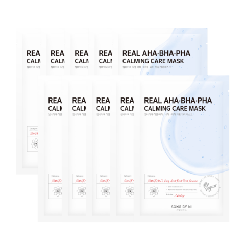 SOME BY MI - Real AHA-BHA-PHA Masque Soin Apaisant - 10pièces