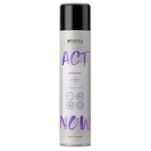 Spray à fixation moyenne ACT NOW 300ML INDOLA Spray à fixation moyenne ACT NOW 300ML INDOLA