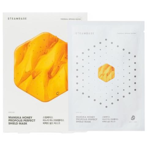STEAMBASE - Masque Bouclier Parfait Miel de Manuka Propolis - 5pièces