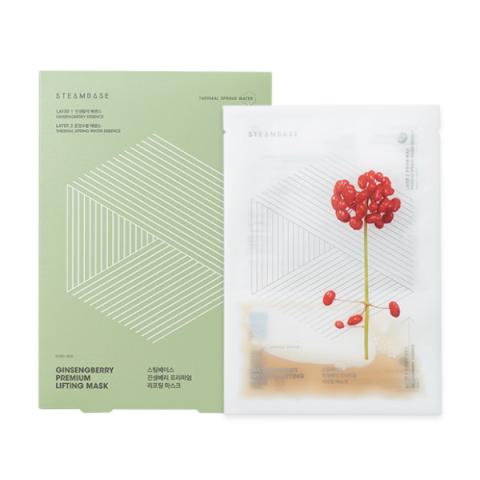 STEAMBASE - Masque Lifting Ginsengberry Premium - 10pièces