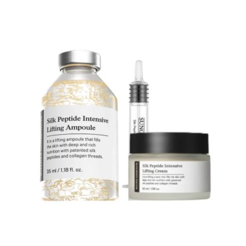 SUNGBOON EDITOR - Silk Peptide Intensive Lifting Cream - 50ml (1ea) + Intensive Lifting Ampoule - 35ml (1ea) Set