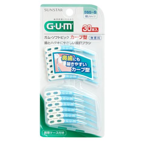 Sunstar - GUM - Courbe de sélection douce (SSS-S) - 30pièces