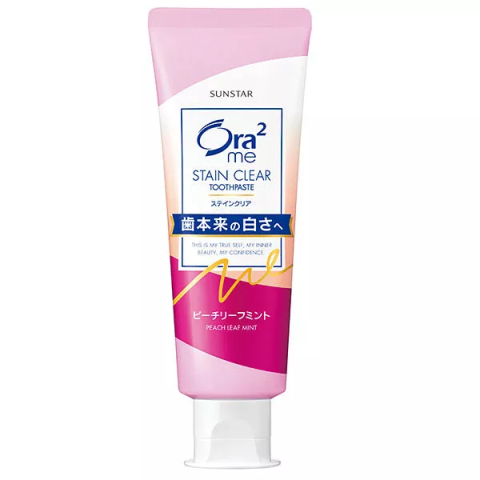 Sunstar - ORA2 ME - Stain Clear Dentifrice Peach Mint - 140g