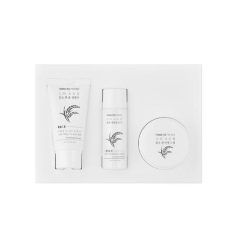 THANK YOU FARMER - Ensemble de voyage Rice Pure - 1 set (3 articles) THANK YOU FARMER - Ensemble de voyage Rice Pure - 1 set (3 articles)