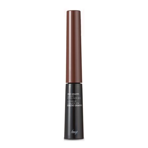 THE FACE SHOP - fmgt Ink Graffi Liquid Eyeliner EX - 5.5g - Deep Brown