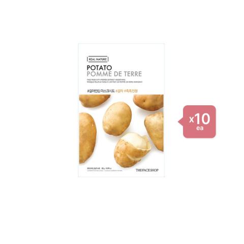 THE FACE SHOP - Real Nature Face Mask - Potato - 1pc (10ea) Set
