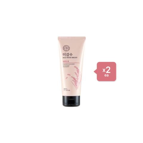 THE FACE SHOP Rice Water Bright Foaming Cleanser - 300ml (2ea) Set
