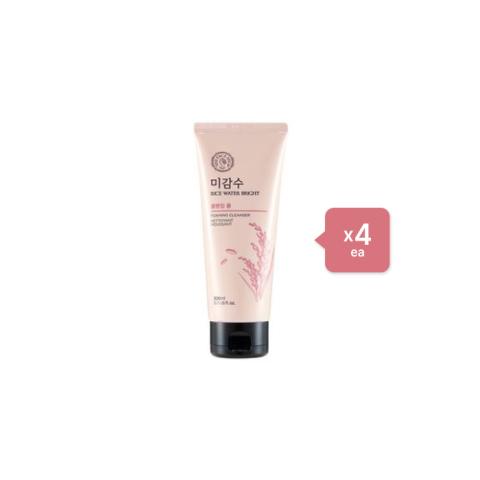 THE FACE SHOP Rice Water Bright Foaming Cleanser - 300ml (4ea) Set