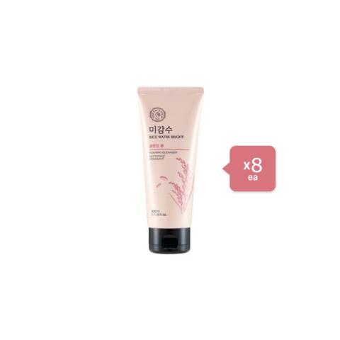 THE FACE SHOP Rice Water Bright Foaming Cleanser - 300ml (8ea) Set
