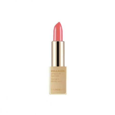 THE FACE SHOP - Rouge à lèvres Ampoule de collagène - No.13 Brown...