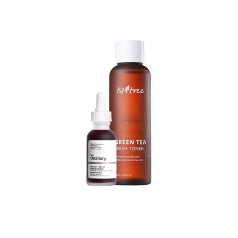 The Ordinary x Isntree - Set De Soins De La Peau