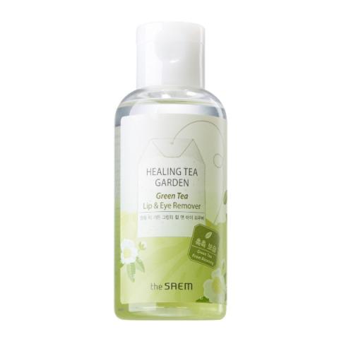 The Saem - Démaquillant pour les lèvres et les yeux au thé vert...