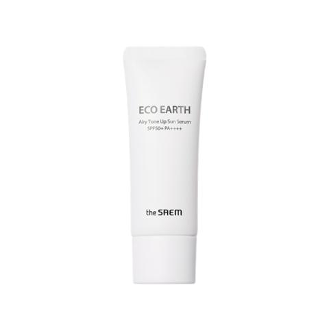 The Saem - Eco Earth Airy Tone Up Sérum Solaire SPF50+ PA++++ - 35g The Saem - Eco Earth Airy Tone Up Sérum Solaire SPF50+ PA++++ - 35g
