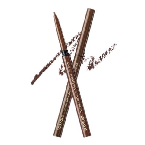 The Saem - Eye-liner ultra mince Eco Soul Powerproof - 0.1g - BR03